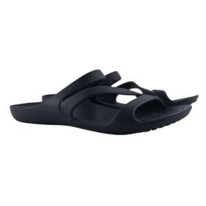 💜 CROCS Sz 8 Women’s Navy Double-Strap Slide Sandals